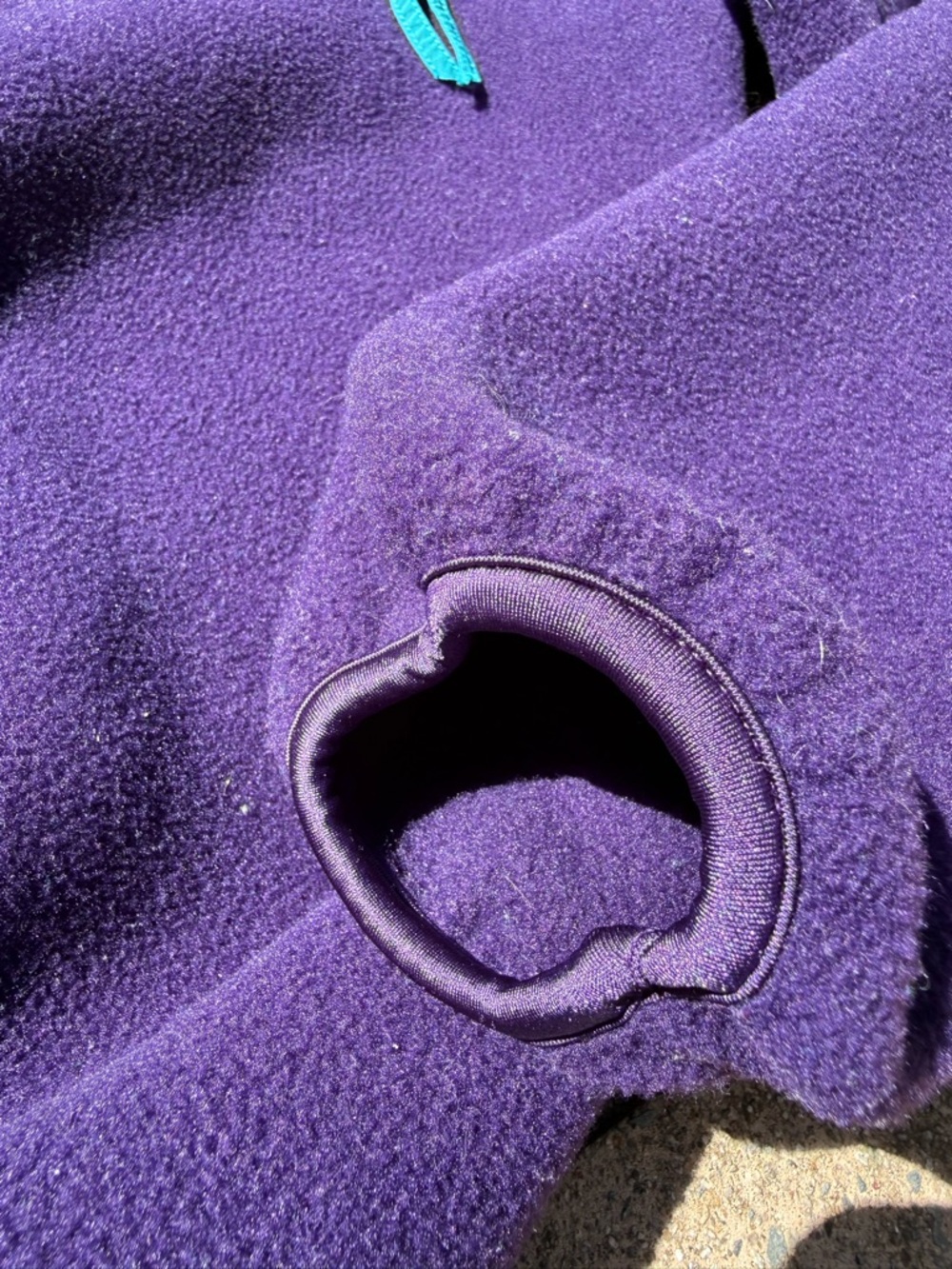 Vintage 90s Columbia Purple Retro Quarter snap Fleece Pullover XL tall gorpcore - Picture 7 of 8